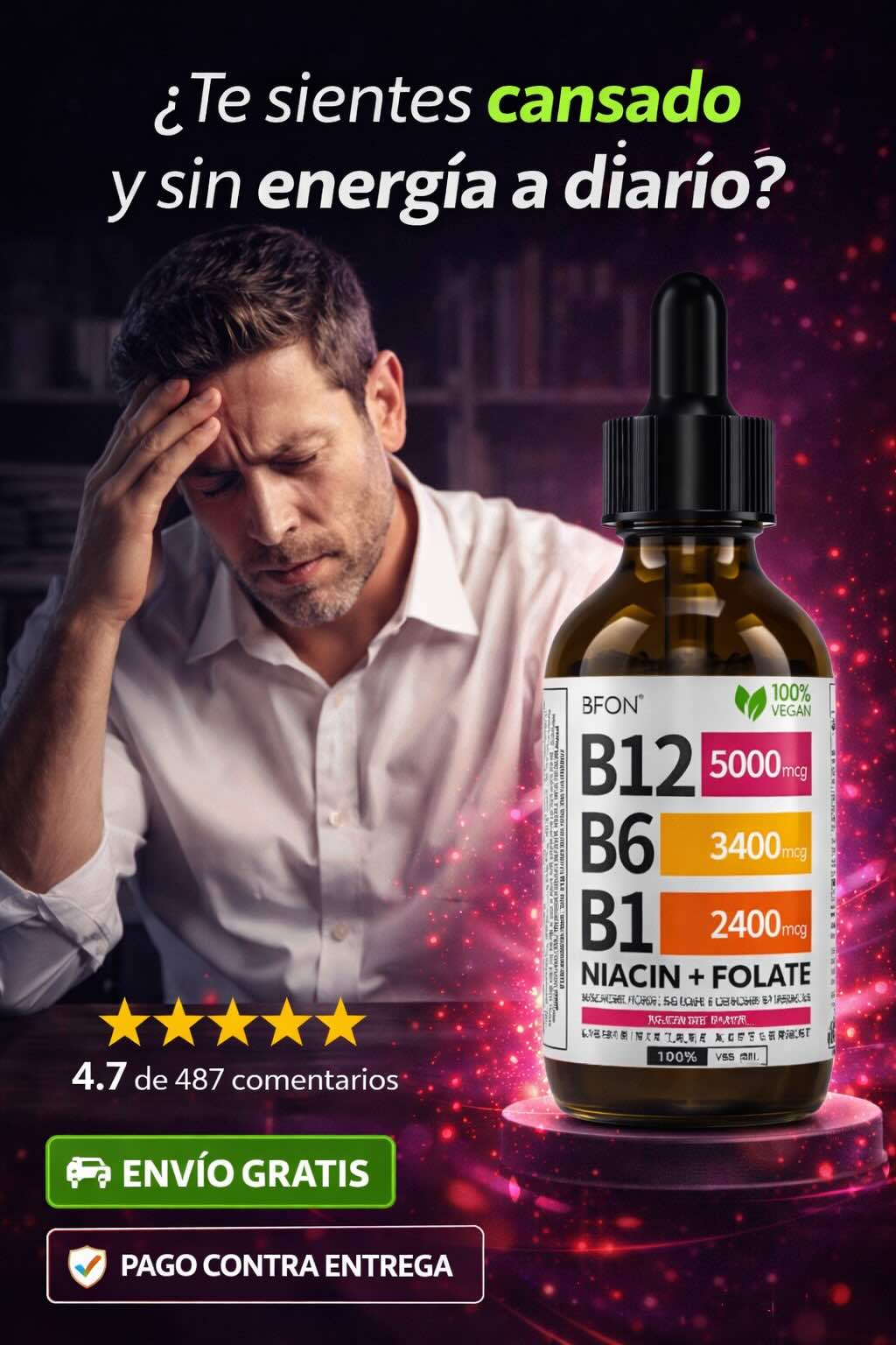 Vitamina Complex B12,B6, B1