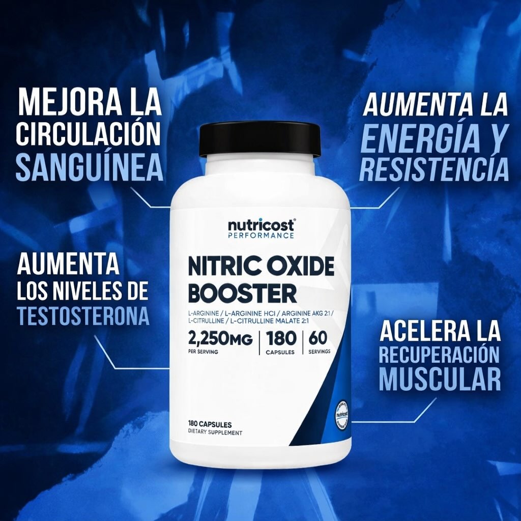 ÓXIDO NÍTRICO - Suplemento 100% Premium