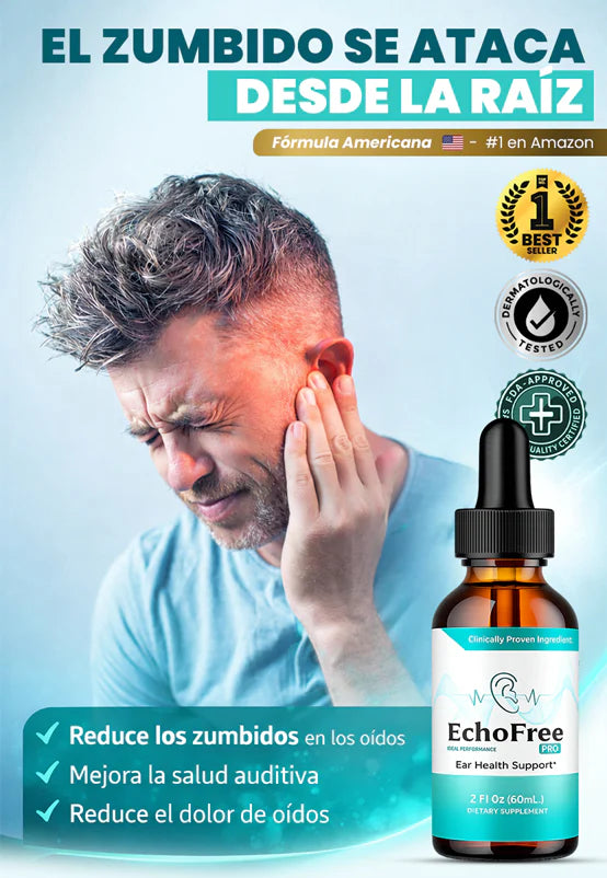 ECHOFREE Pro® Ataca el tinnitus desde la raíz