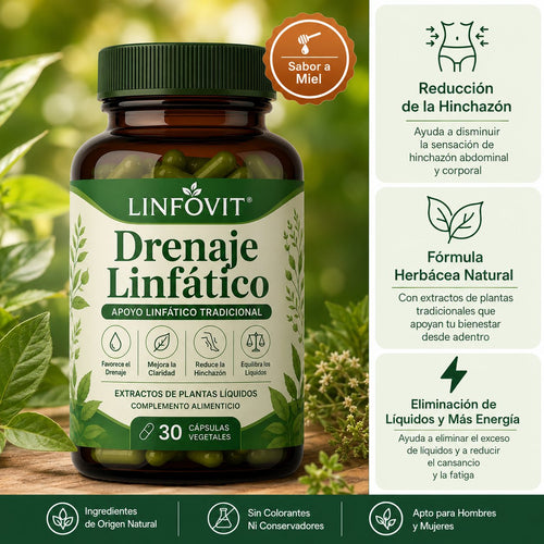 Linfovit™ | Soporte Metabólico Contra Líquidos Retenidos